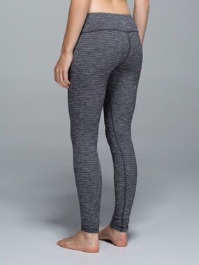 Lululemon Wunder Under Pant - Coco Pique Black